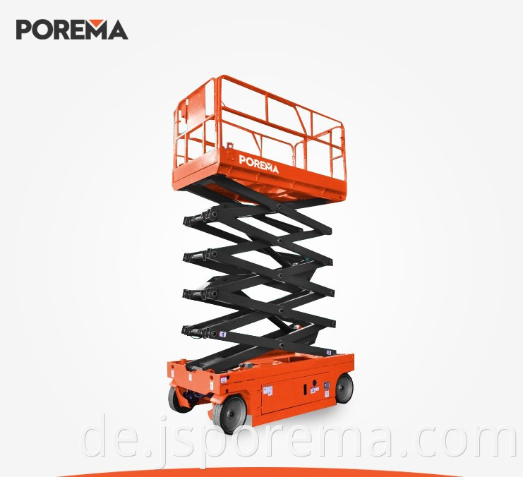 Cutting fork type aerial working platform